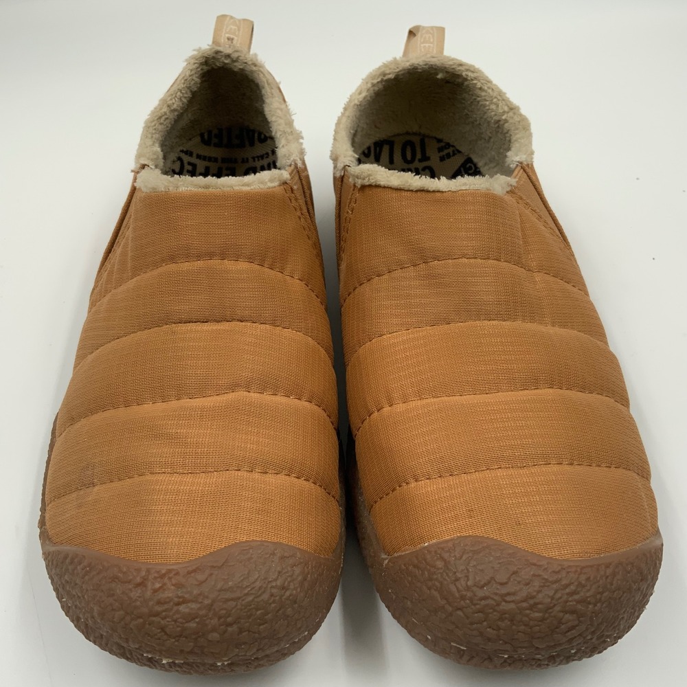 KEEN Howser II Women Slip On Shoes Toasted Hazelnut Brown Quilted Fleece Lined 8